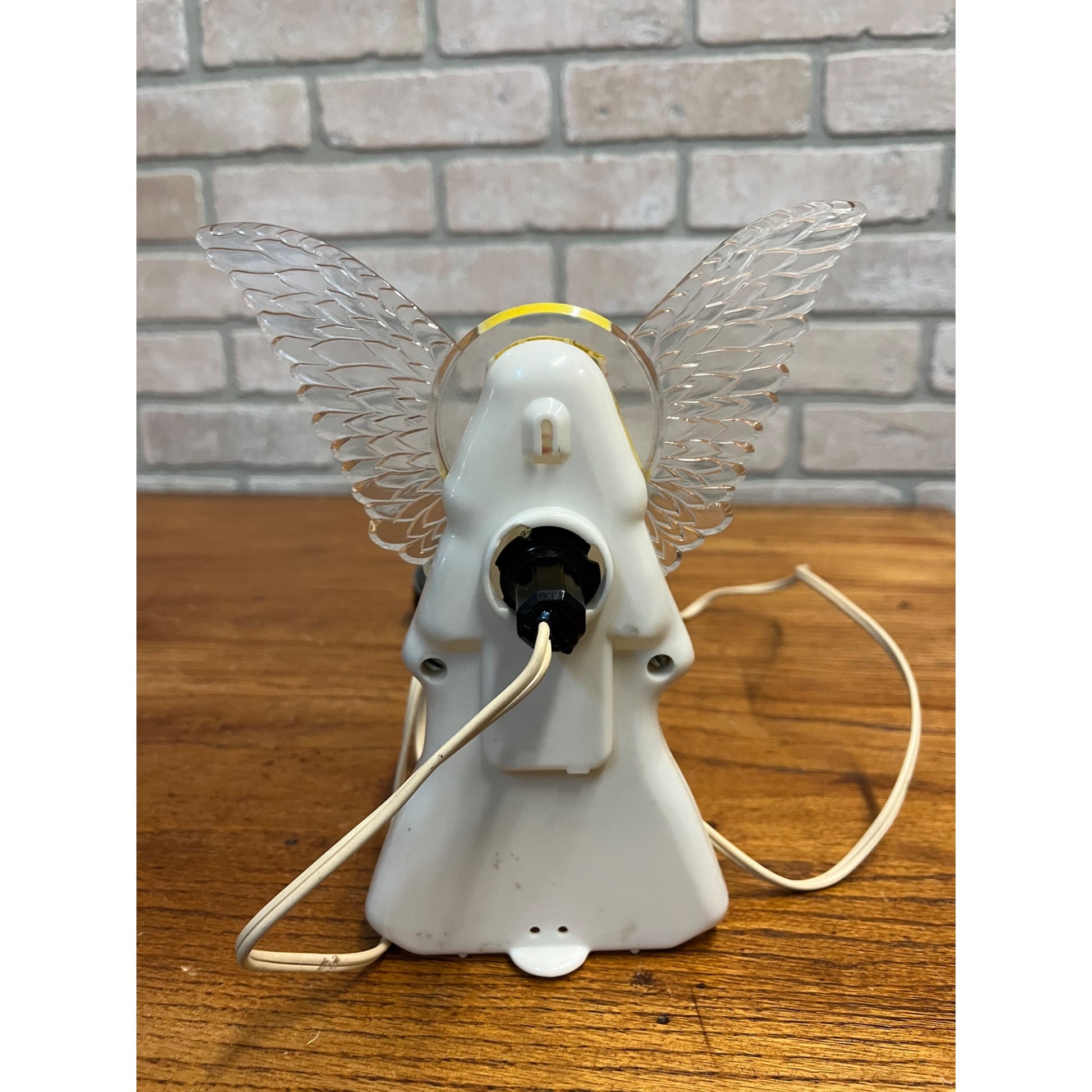 Vintage 1940s Paramount Illuminated Plastic Angel Lighted Tree Topper