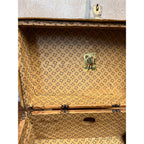 Antique Vintage Child's Trunk Steamer Paper Litho on Wood Doll Clothes Chest