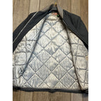 Vintage Lakeland Clicker Dark Gray Wool Car Club Crusier Coat Jacket Sz 42 MINT