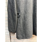 Vintage Lakeland Clicker Dark Gray Wool Car Club Crusier Coat Jacket Sz 42 MINT