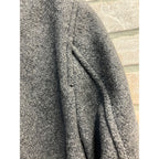 Vintage Lakeland Clicker Dark Gray Wool Car Club Crusier Coat Jacket Sz 42 MINT