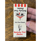 Vintage FULL Matchbook Advertising -Kentucky Fried Chicken