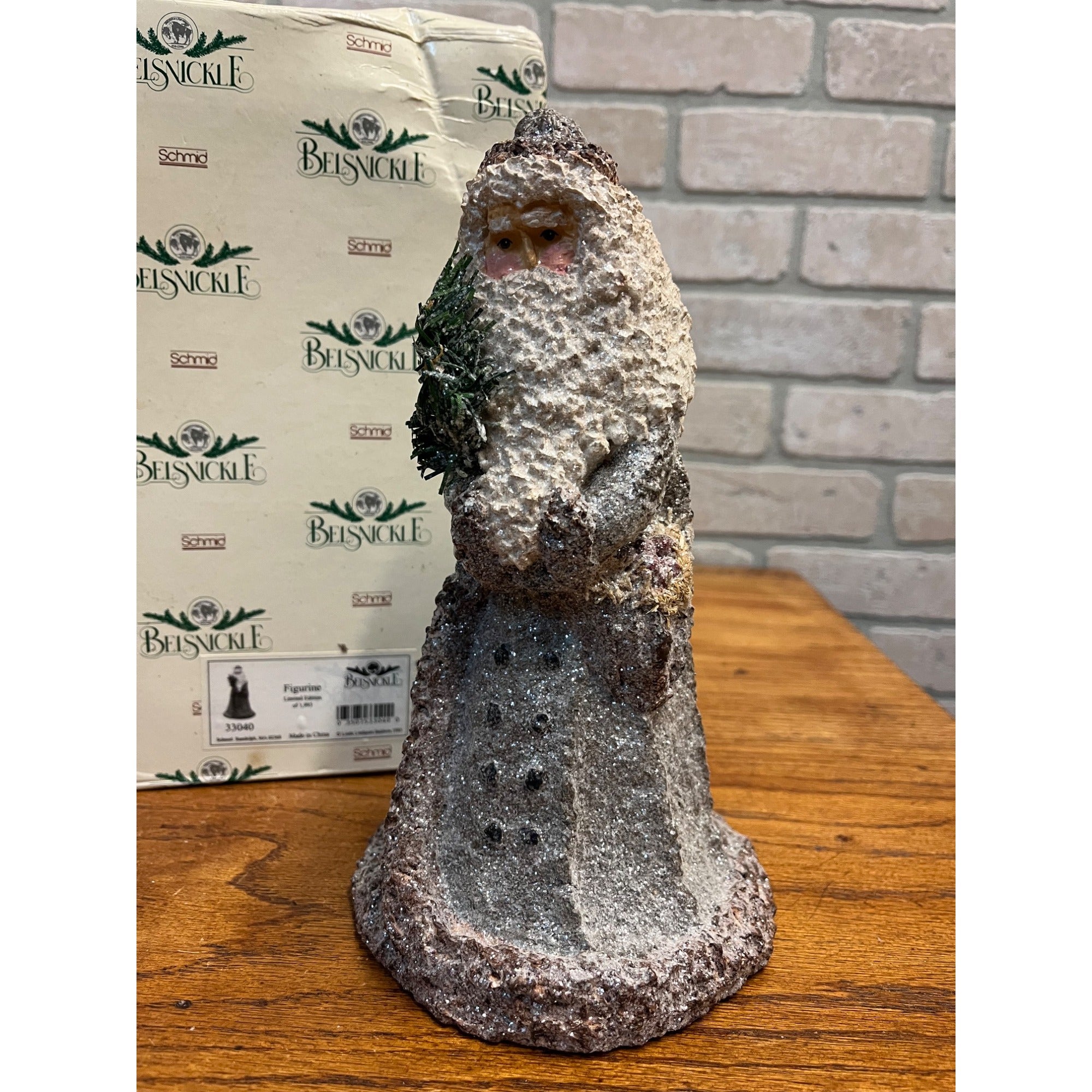 1993 Enesco Linda Baldwin Belsnickle Santa 9.25" Christmas Figure Limited #33040