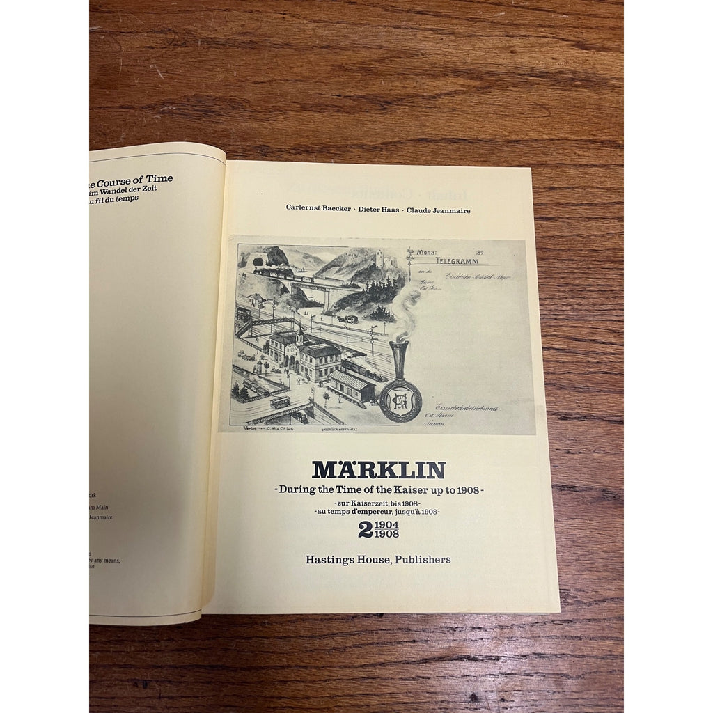 Marklin- lot of 2 Turn of the Century Vol.1 and Time of the Kaiser Vol.2 books