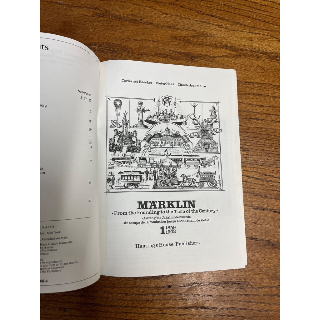 Marklin- lot of 2 Turn of the Century Vol.1 and Time of the Kaiser Vol.2 books