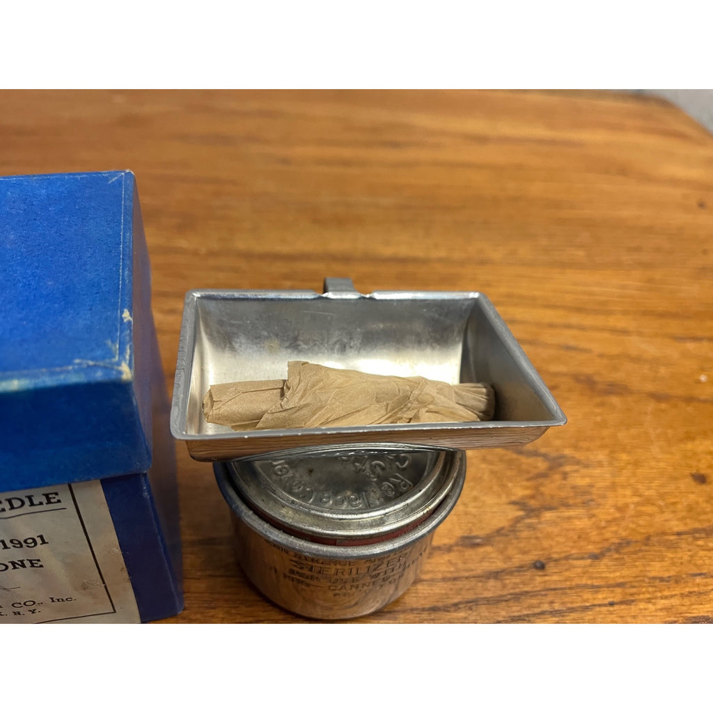 Vintage S. Sternau & Co. Penn. Syringe & Needle Sterilizer NOS NEW w/ Box