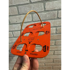 Vintage c1914 Orange Crush Soda Bottle 6-Back Carrier Masonite RARE SCARCE