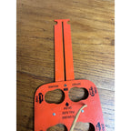 Vintage c1914 Orange Crush Soda Bottle 6-Back Carrier Masonite RARE SCARCE