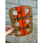 Vintage c1914 Orange Crush Soda Bottle 6-Back Carrier Masonite RARE SCARCE