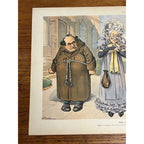 Vintage PUCK "Passing of Lent" William Jennings Bryan Political Cartoon Litho
