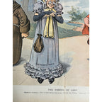 Vintage PUCK "Passing of Lent" William Jennings Bryan Political Cartoon Litho