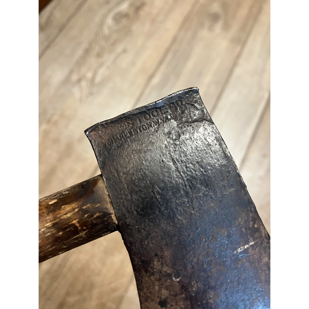 Vintage Hunt Tool Co, Charlestown Small Axe Hatchet w/ Wood Handle