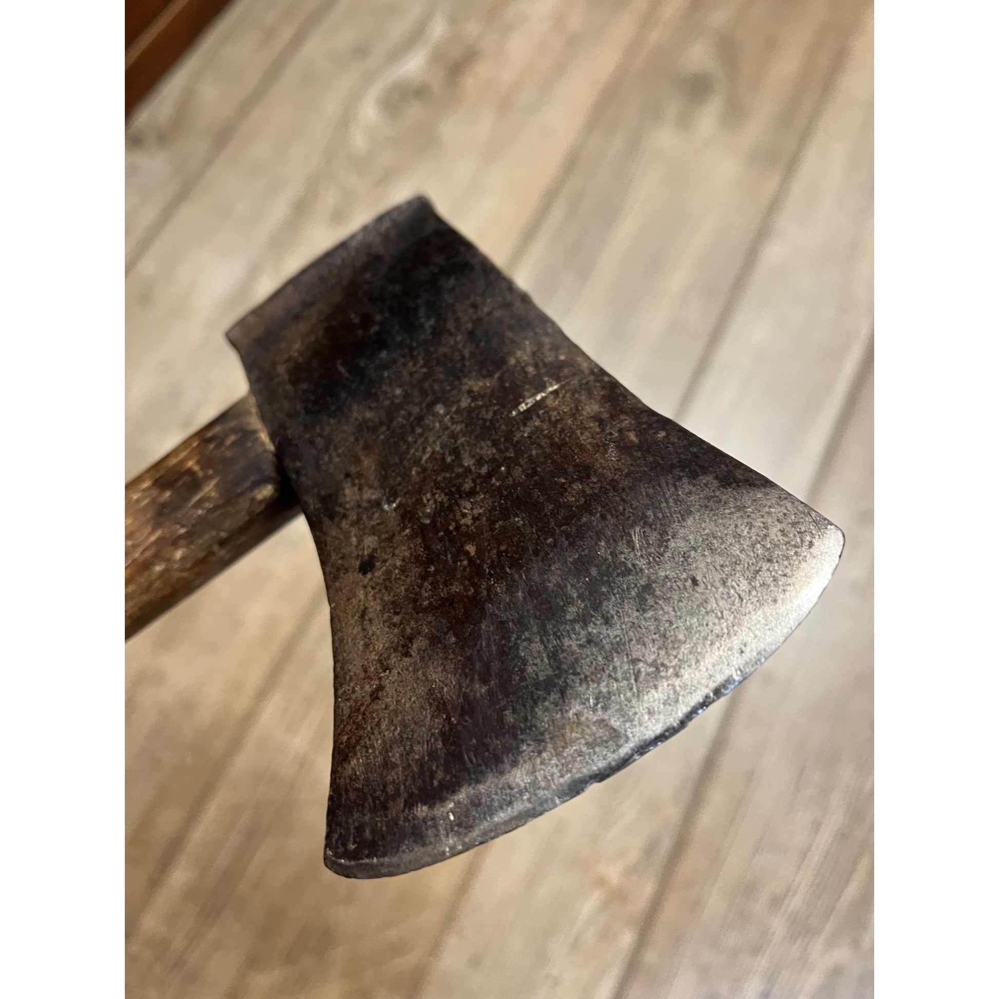 Vintage Hunt Tool Co, Charlestown Small Axe Hatchet w/ Wood Handle