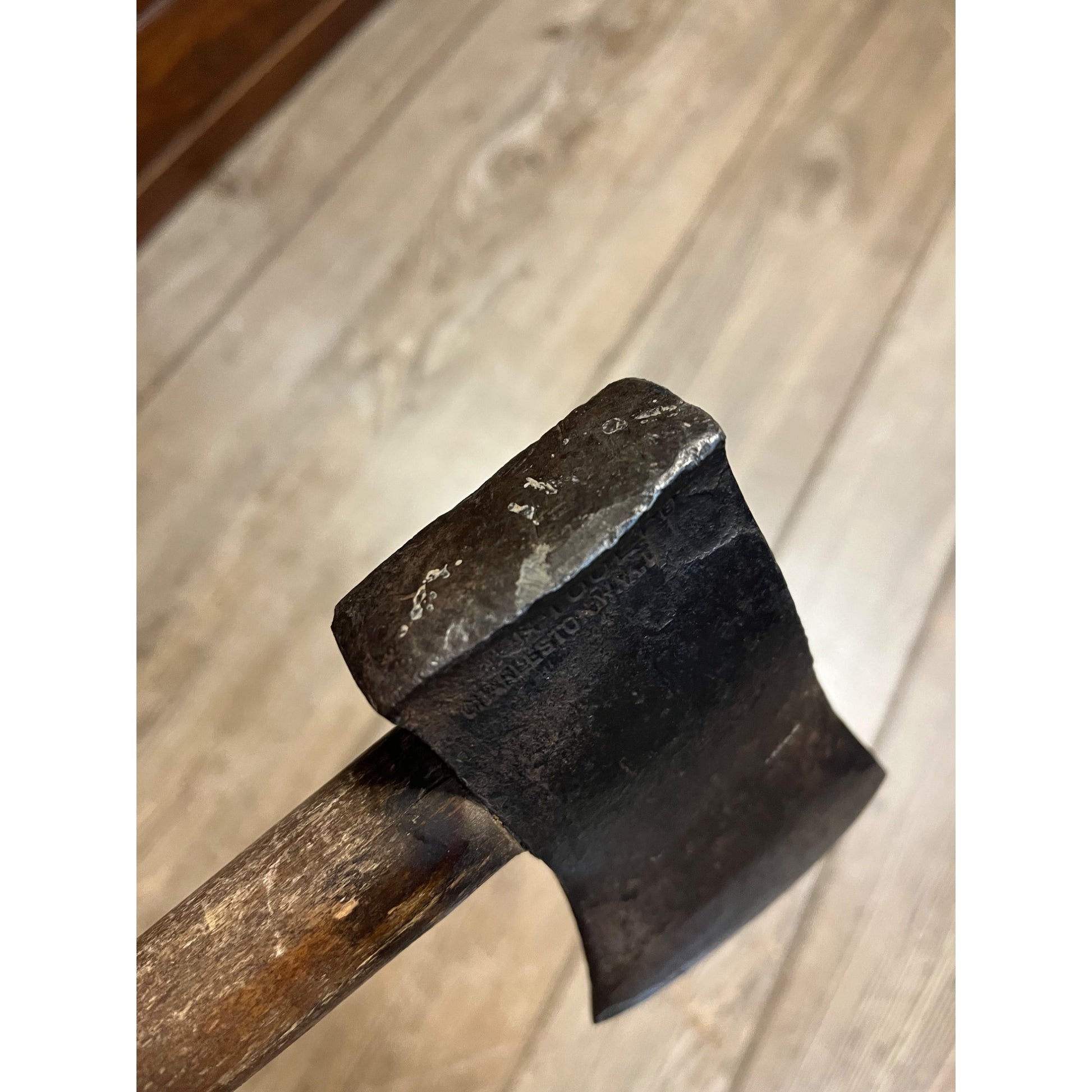 Vintage Hunt Tool Co, Charlestown Small Axe Hatchet w/ Wood Handle