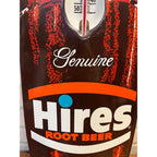 Vintage 1950s Hires Root Beer Advertising Metal Thermometer Sign Bottle 29"