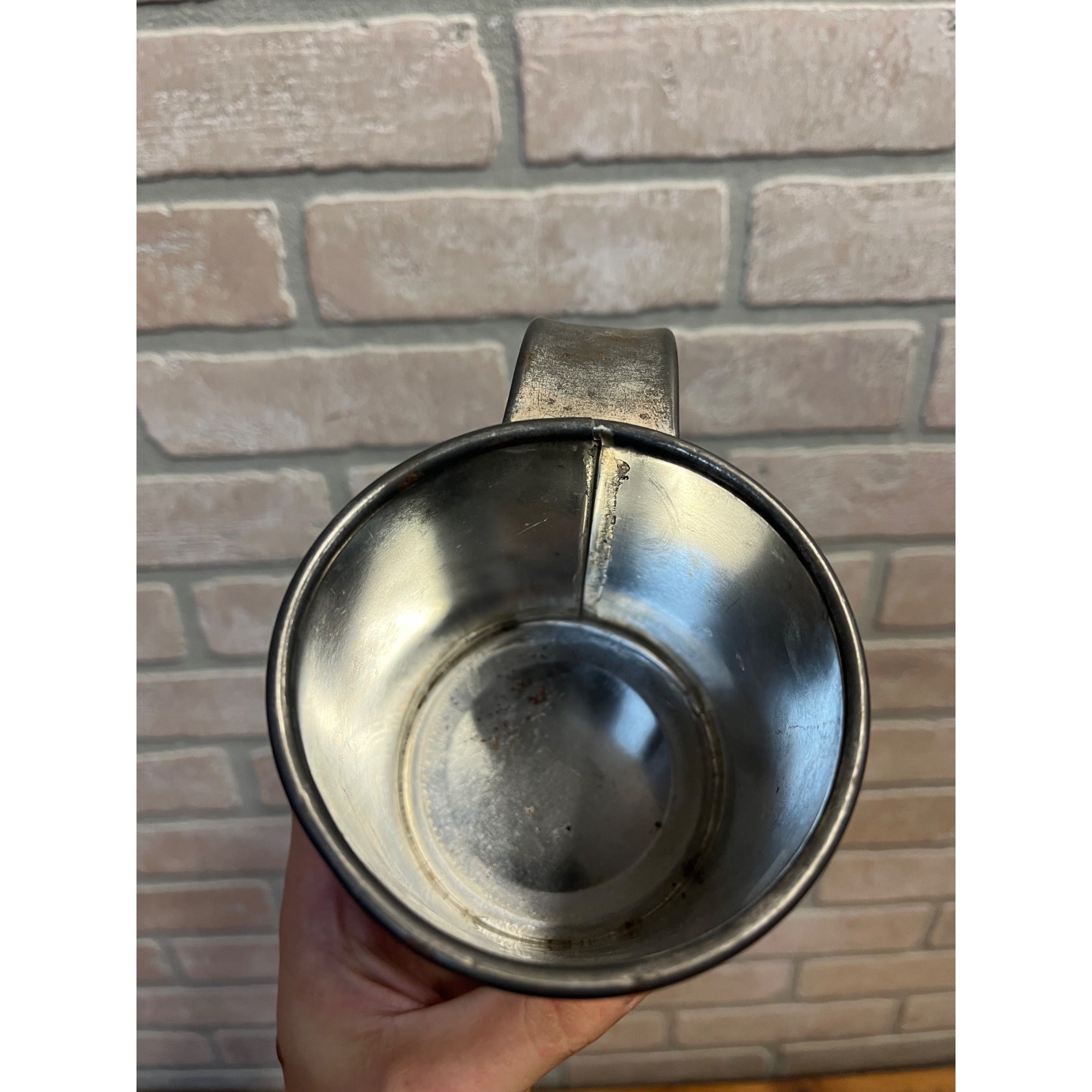 Vintage Miller High Life Tin Metal Cup Mug Beer Barware