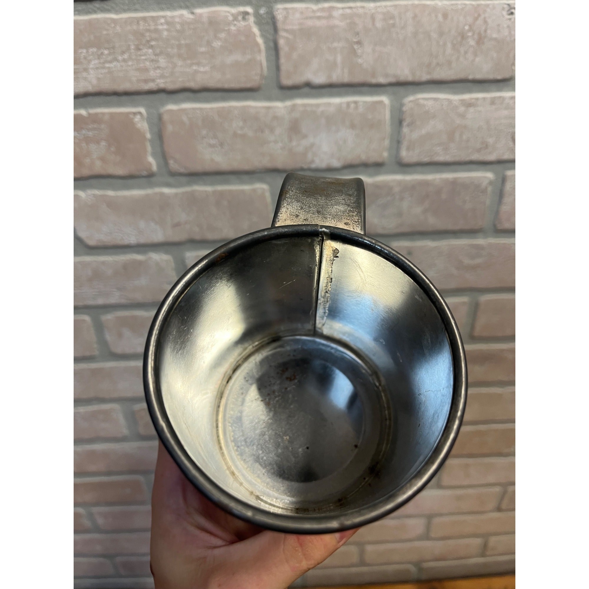Vintage Miller High Life Tin Metal Cup Mug Beer Barware