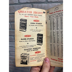 Vintage Clinton Gloss Starcth Advertising Brochure Card Clinton Iowa