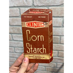 Vintage Clinton Gloss Starcth Advertising Brochure Card Clinton Iowa