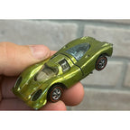Vintage Hot Wheels Redline 1969 Porsche 917 Lime Yellow - Very Good