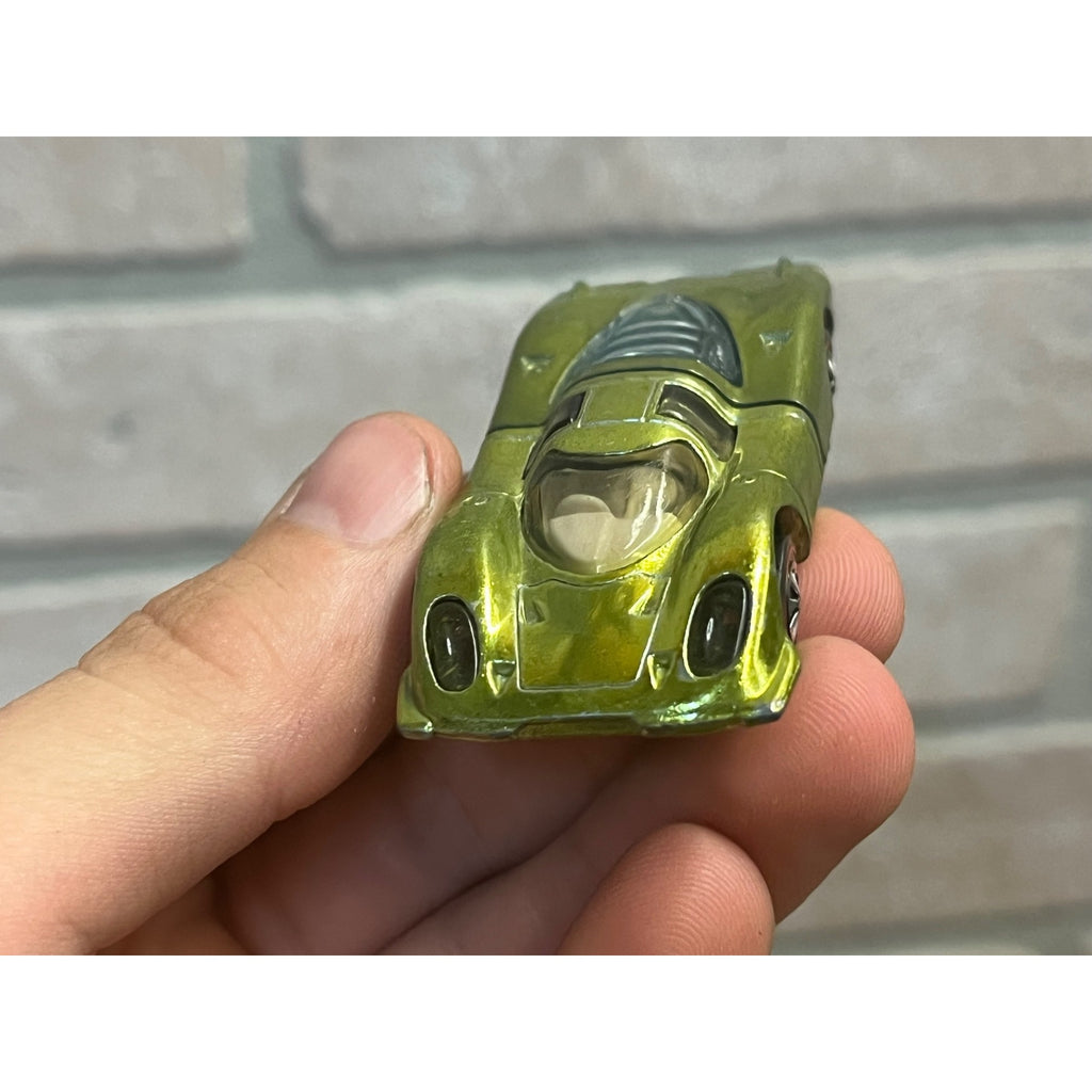 Vintage Hot Wheels Redline 1969 Porsche 917 Lime Yellow - Very Good