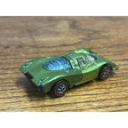 Vintage Hot Wheels Redline 1969 Porsche 917 Lime Yellow - Very Good