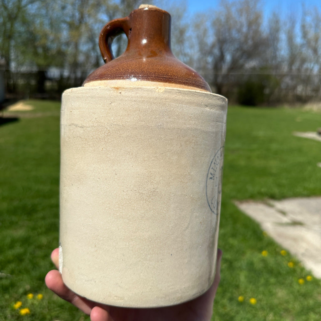 Red Wing 1 Gallon Minneapolis Drug Company Advertising Jug