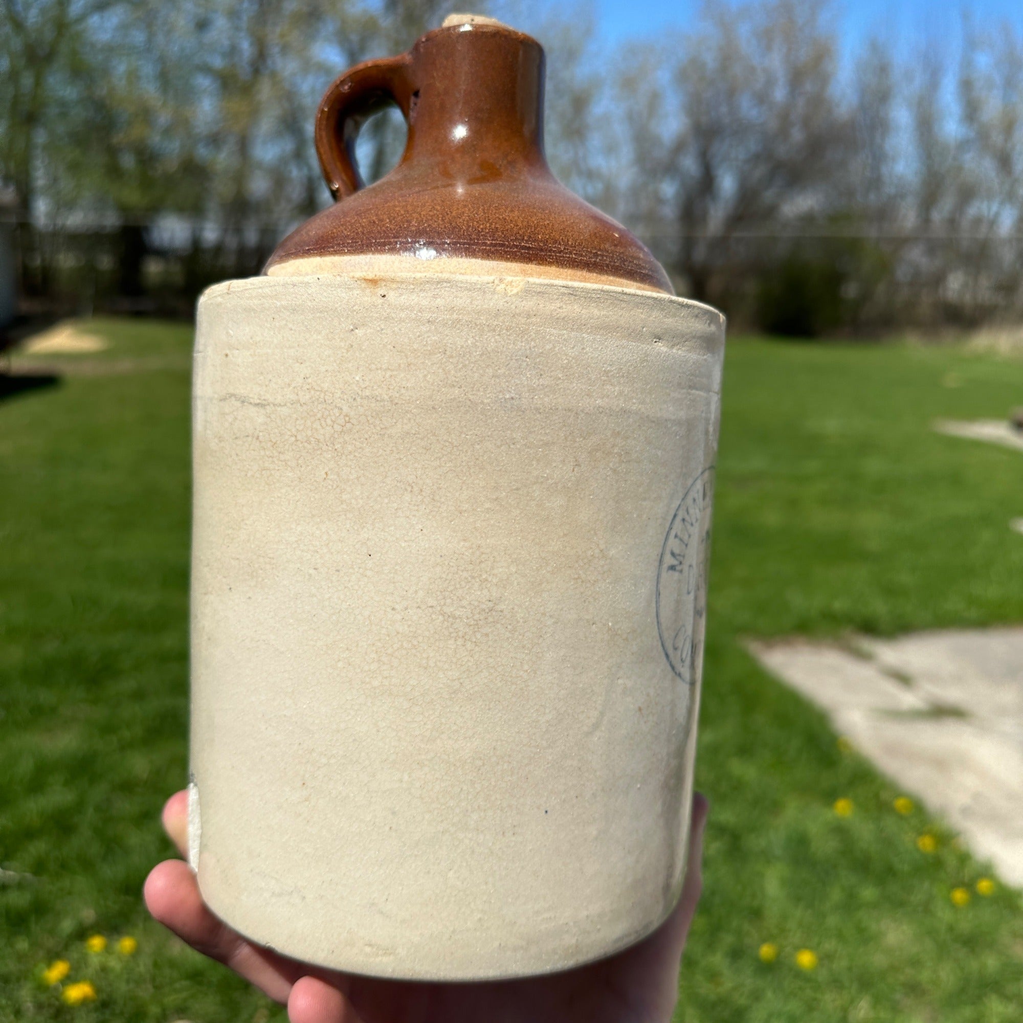 Red Wing 1 Gallon Minneapolis Drug Company Advertising Jug