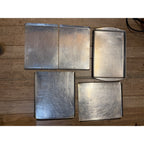 Set Of 5 Vintage Aluminum Baking & Sheet Pans Air Bake, Mirro ++ Mid-Century