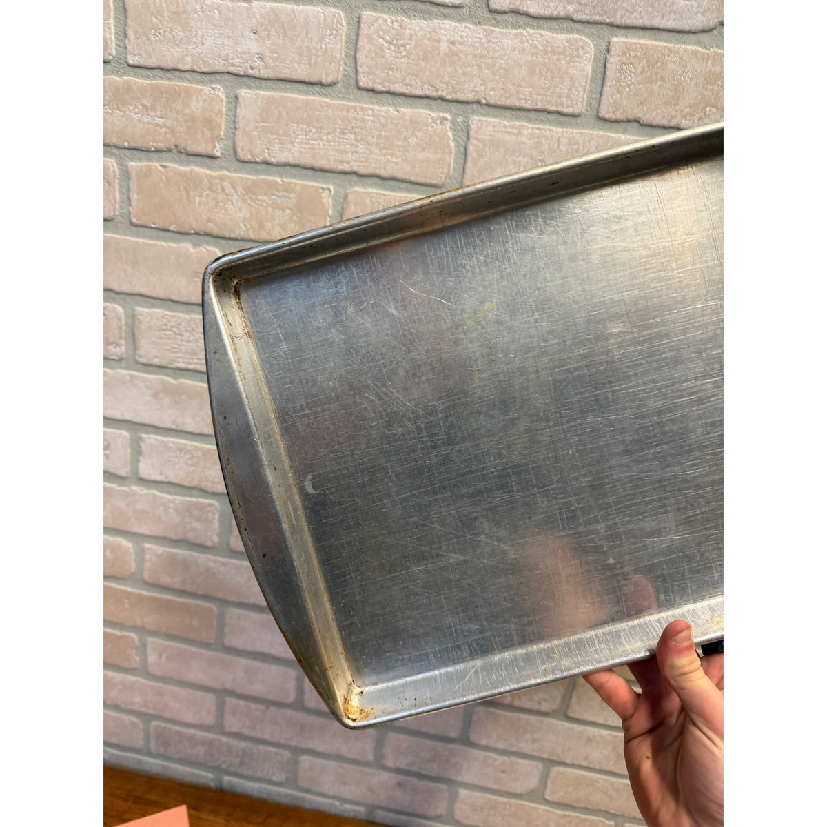 Set Of 5 Vintage Aluminum Baking & Sheet Pans Air Bake, Mirro ++ Mid-Century