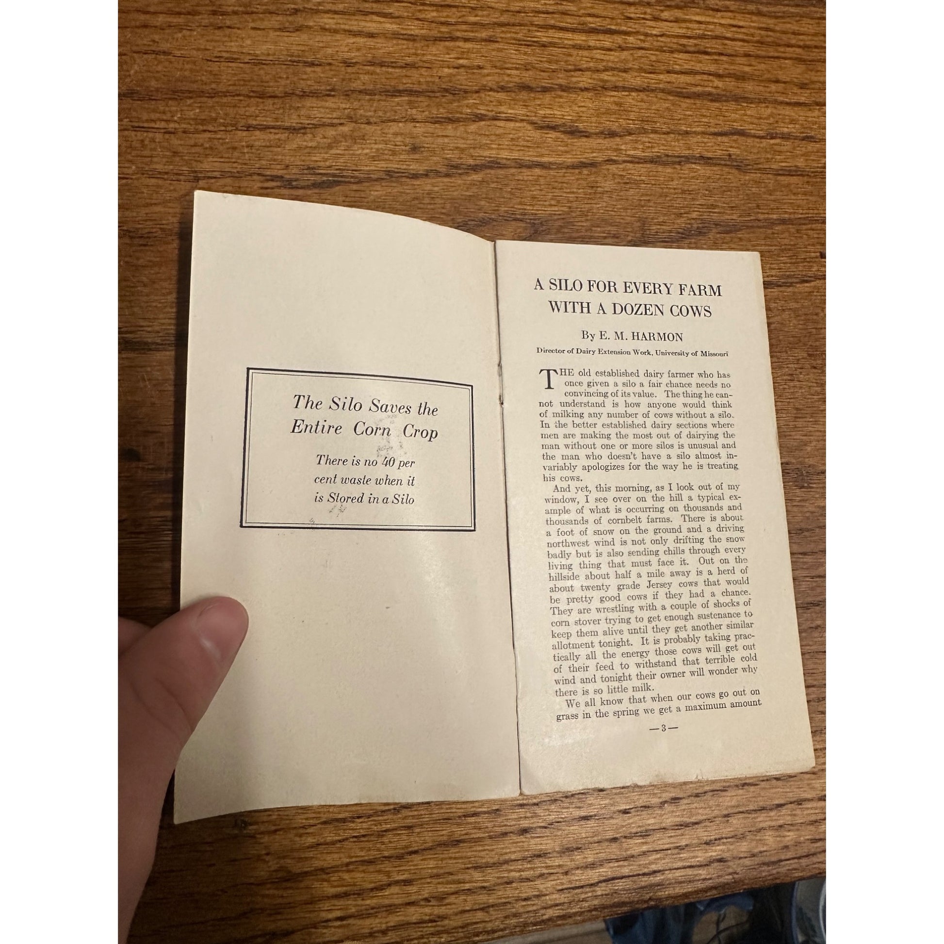 Vintage 1926 Silo for Every Farm Publication Booklet Portland Cement