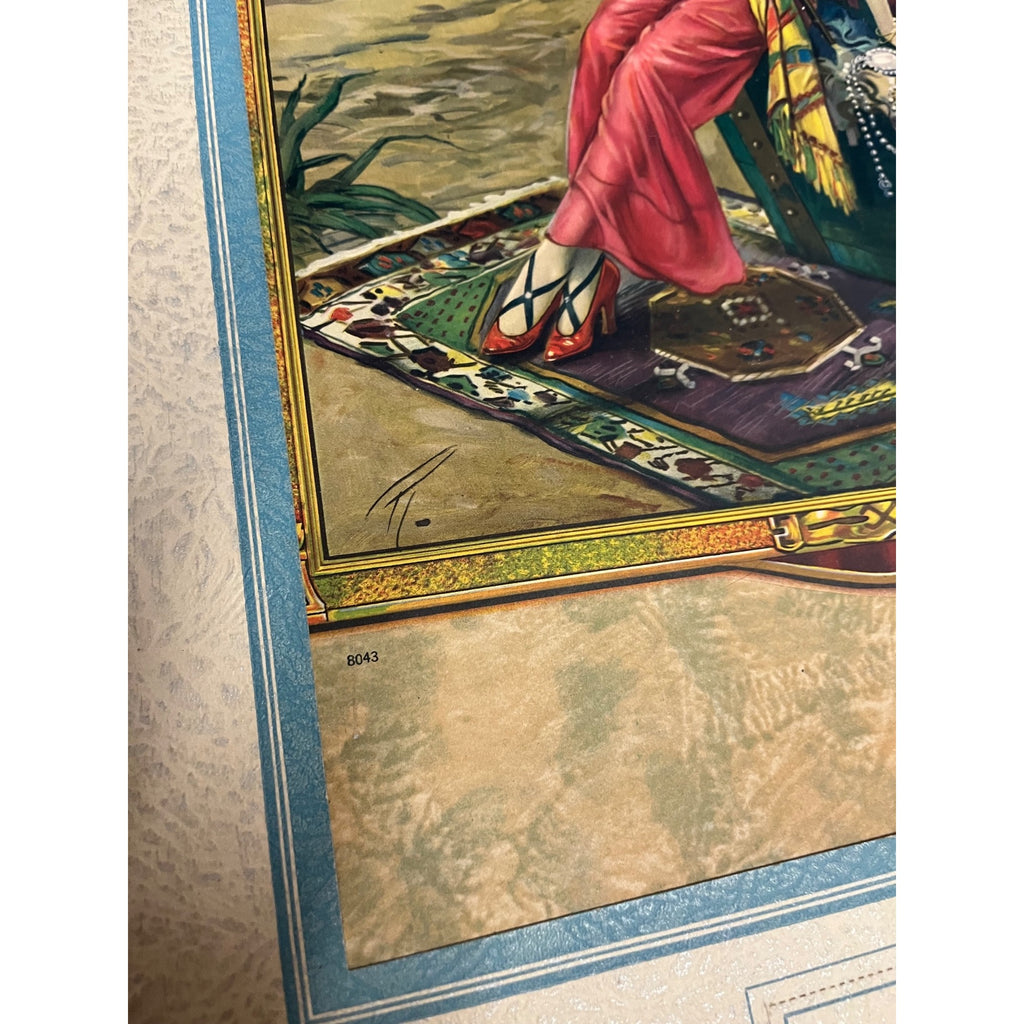 Vintage Art Deco Flapper Girl Lot (3) Litho Prints Artist R. Wilson Hammell