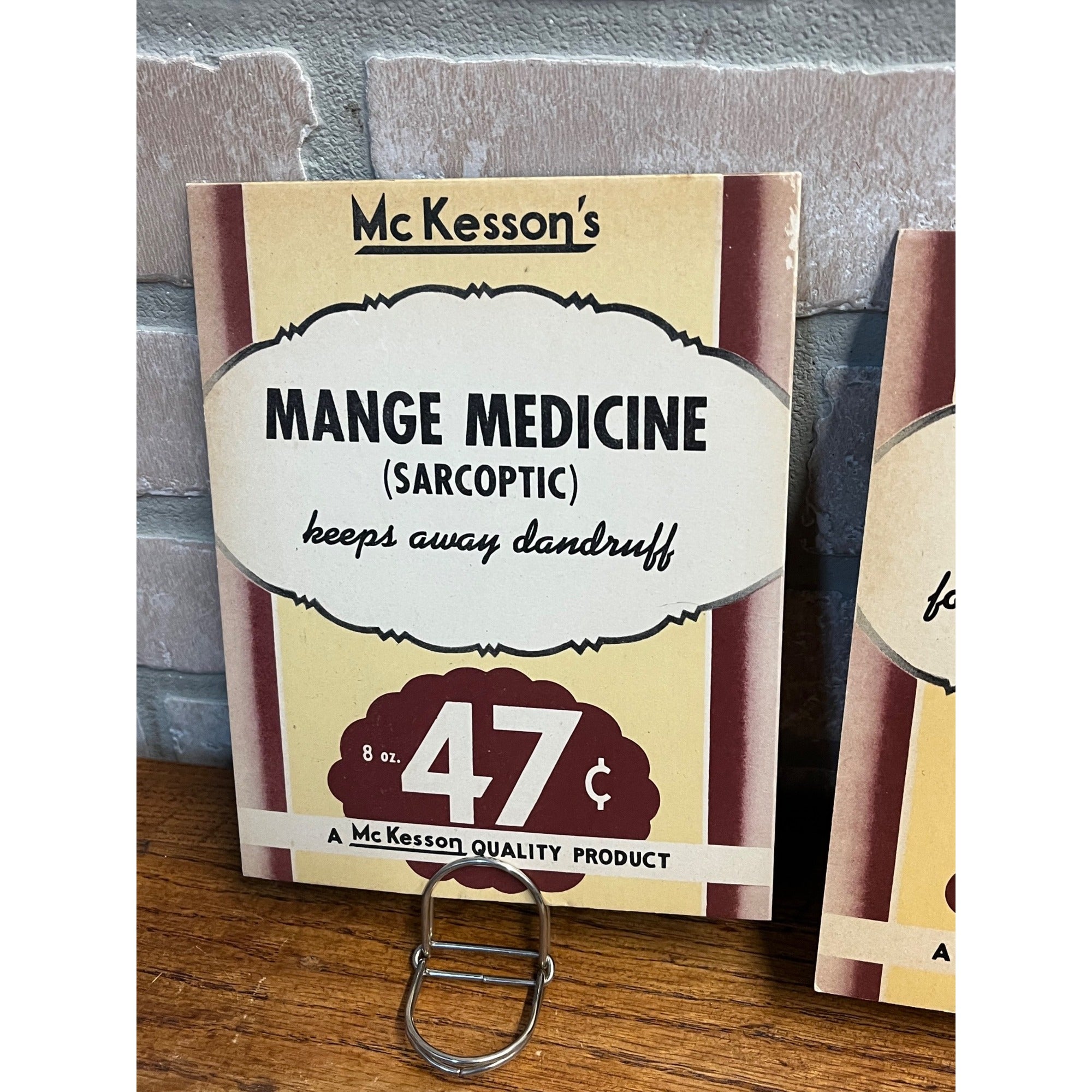 Vintage McKesson's Drug Store Advertising Price Signs Store Displays Lot (13)