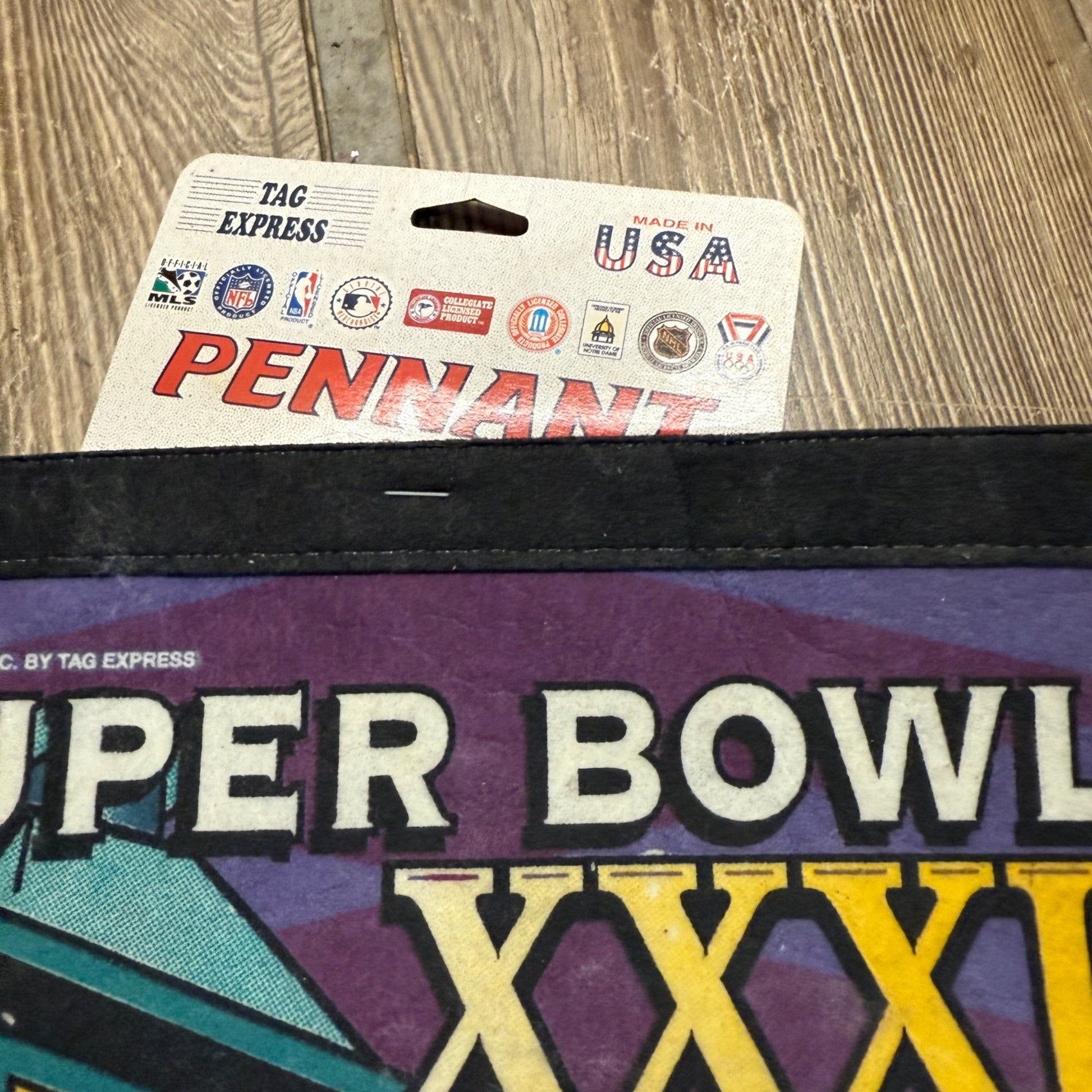 Green Bay Packers BILL SCHROEDER Signed Pennant Super Bowl XXXI Champion