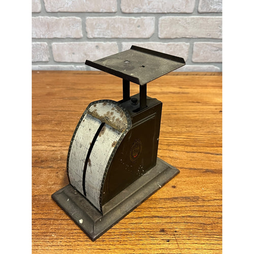 Vintage Columbia Scale Farmhouse Primitive-Style Decor Green Paint