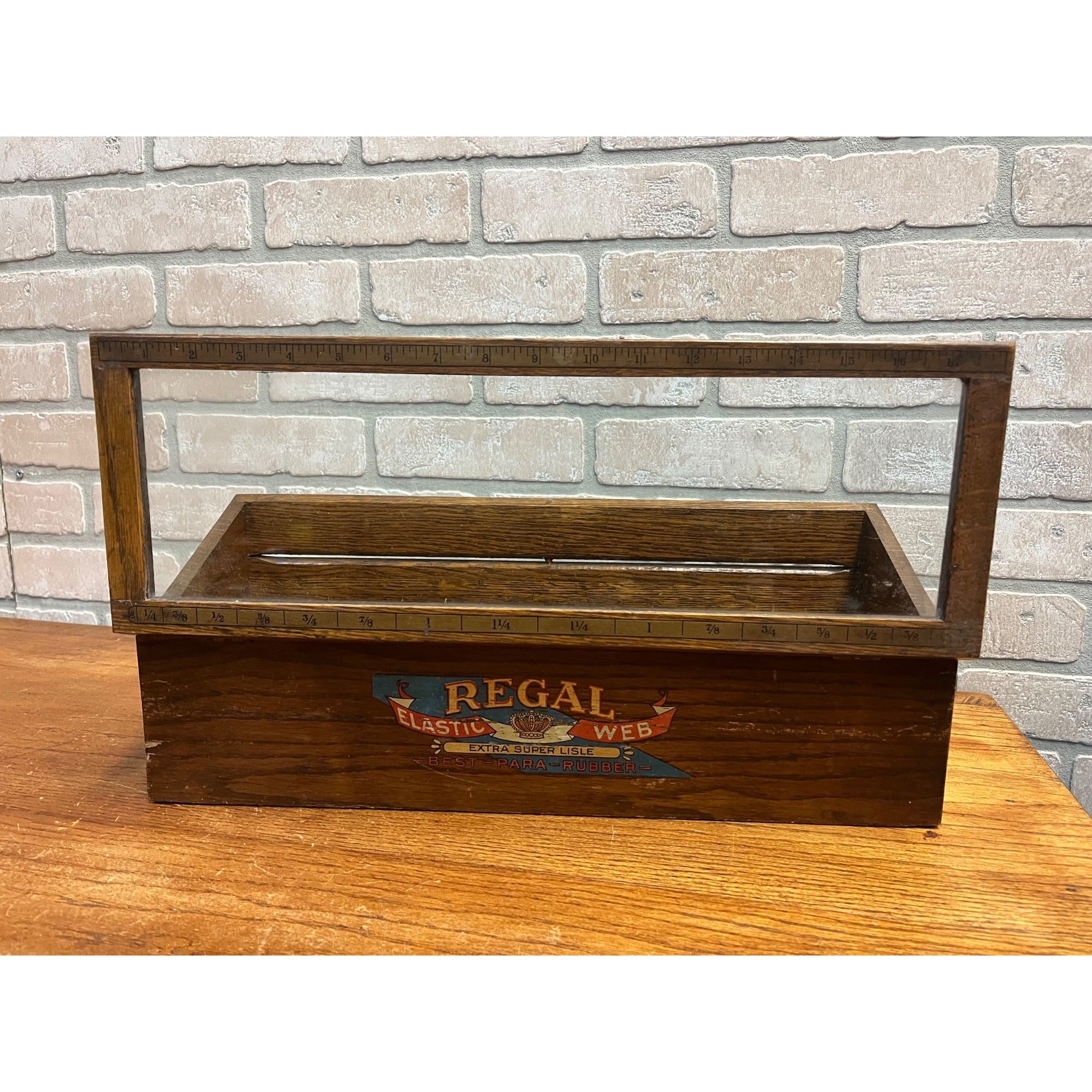 Vintage Regal Elastic Web Country General Store Advertising Display Sewing