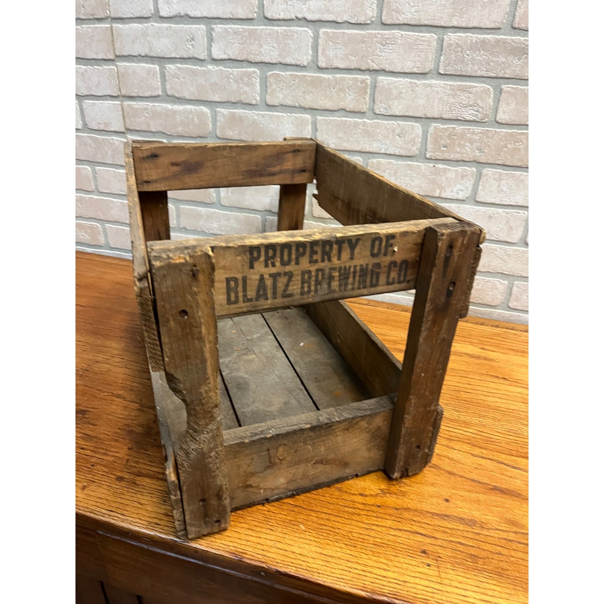 Vintage 1930s Blatz Better Beverages Prohibition Soda Wooden Crate Wis WI