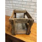 Vintage 1930s Blatz Better Beverages Prohibition Soda Wooden Crate Wis WI