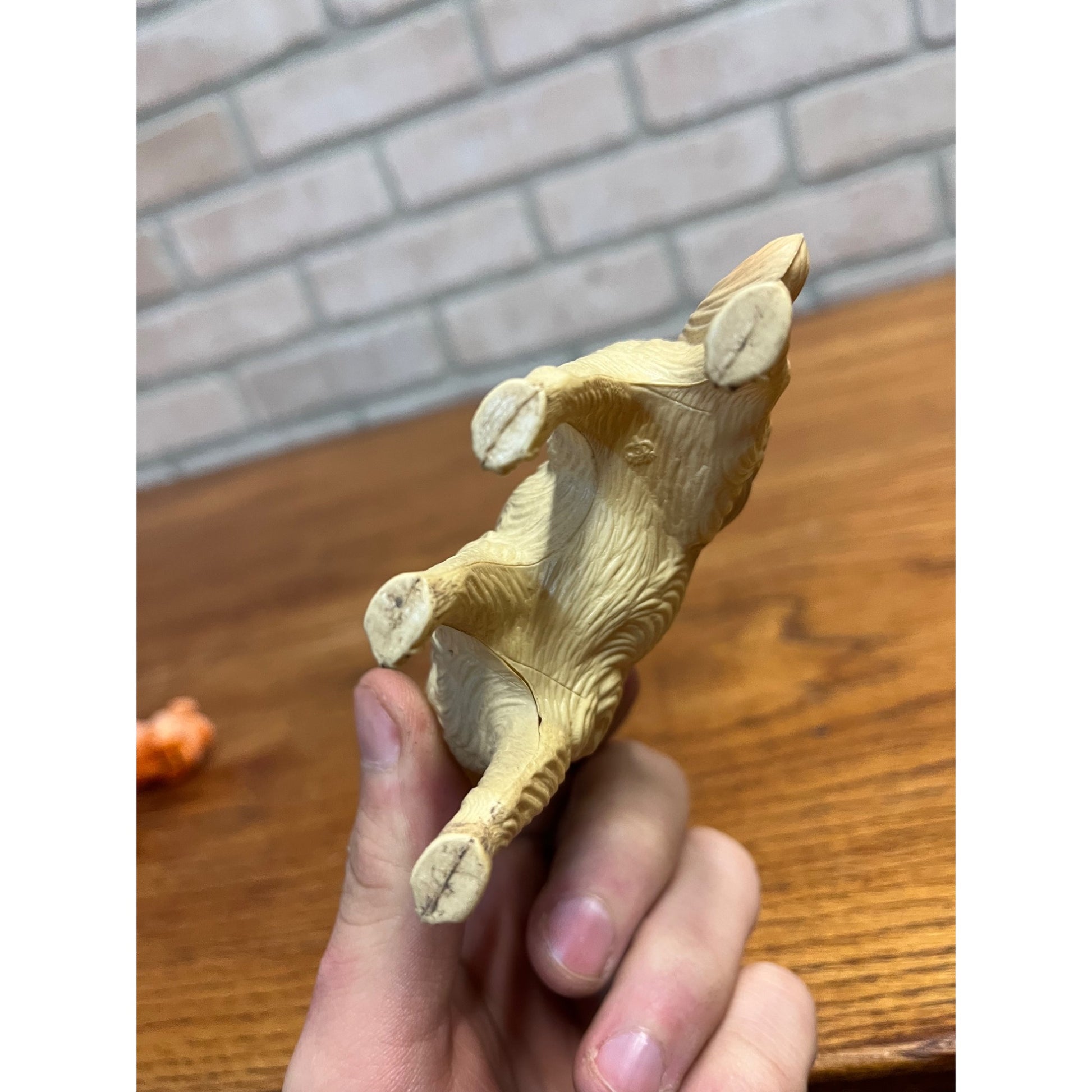 Vintage Dogs Dog Celluloid Toy Christmas Putz Decoration Ornaments Lot (2)