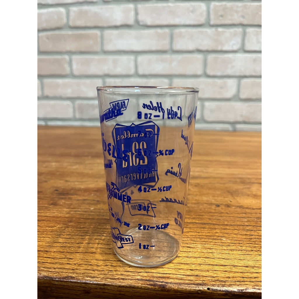 Vintage 1948 Gamble’s Department Store 23rd Anniversary Measuring Glass
