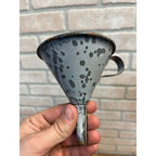 Antique Primitive Grey Graniteware Enamelware Funnel Canning Farmhouse Kitchen Decor