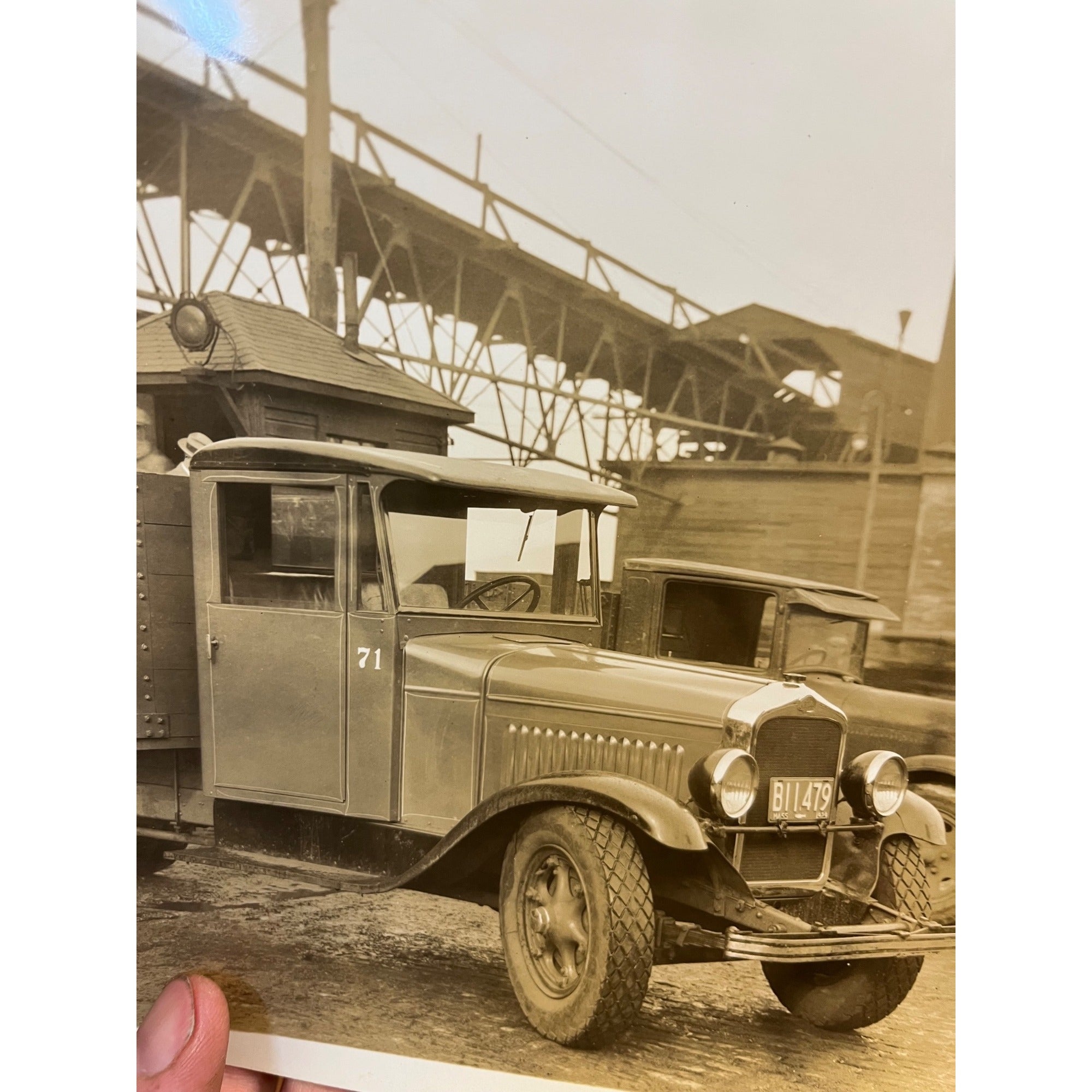 Original 1920s J. Coyle Transportation Co. 1/2 Ton Truck Promotional Photograph