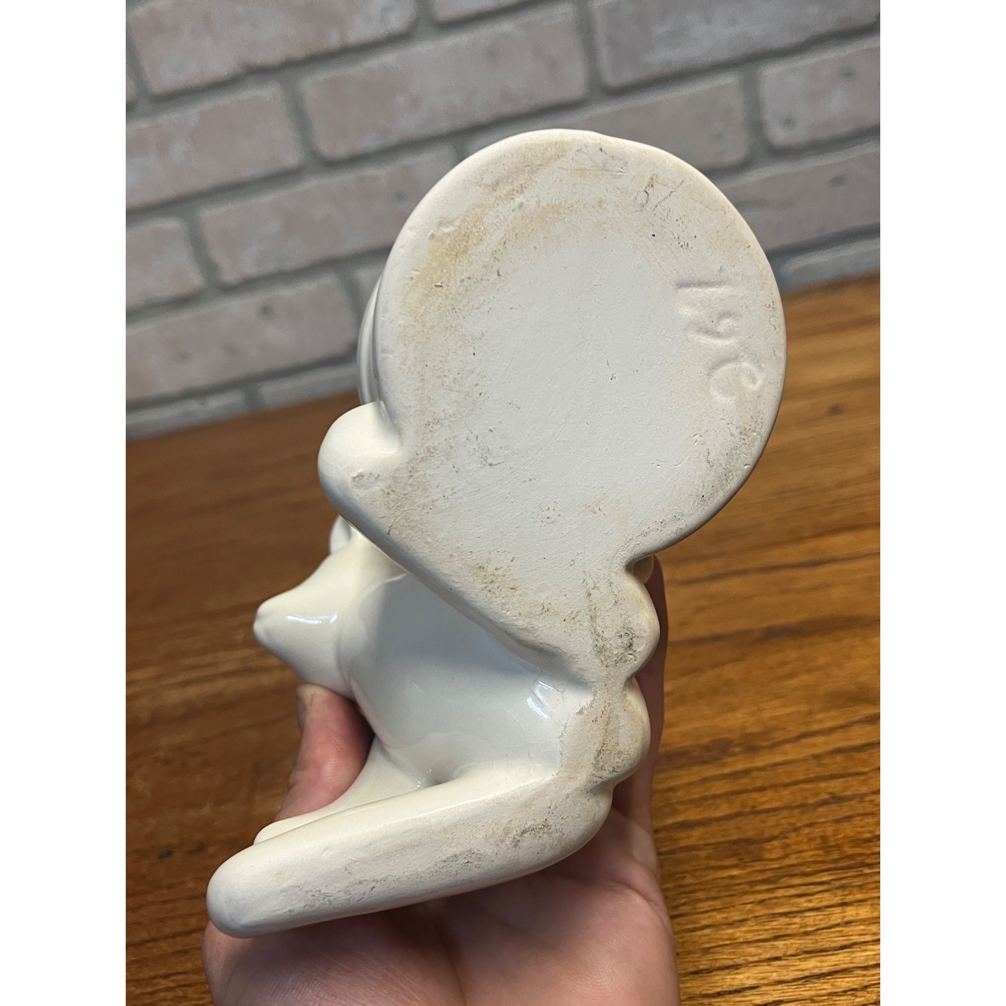 Vintage Haeger Ceramic Planter Teddy Bear With Drum Winnie the Pooh Style Nursery Cute