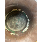 Vintage Copper Top Hat Millinery Drying Mold Form Hatmaker Block Primitive