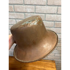 Vintage Copper Top Hat Millinery Drying Mold Form Hatmaker Block Primitive
