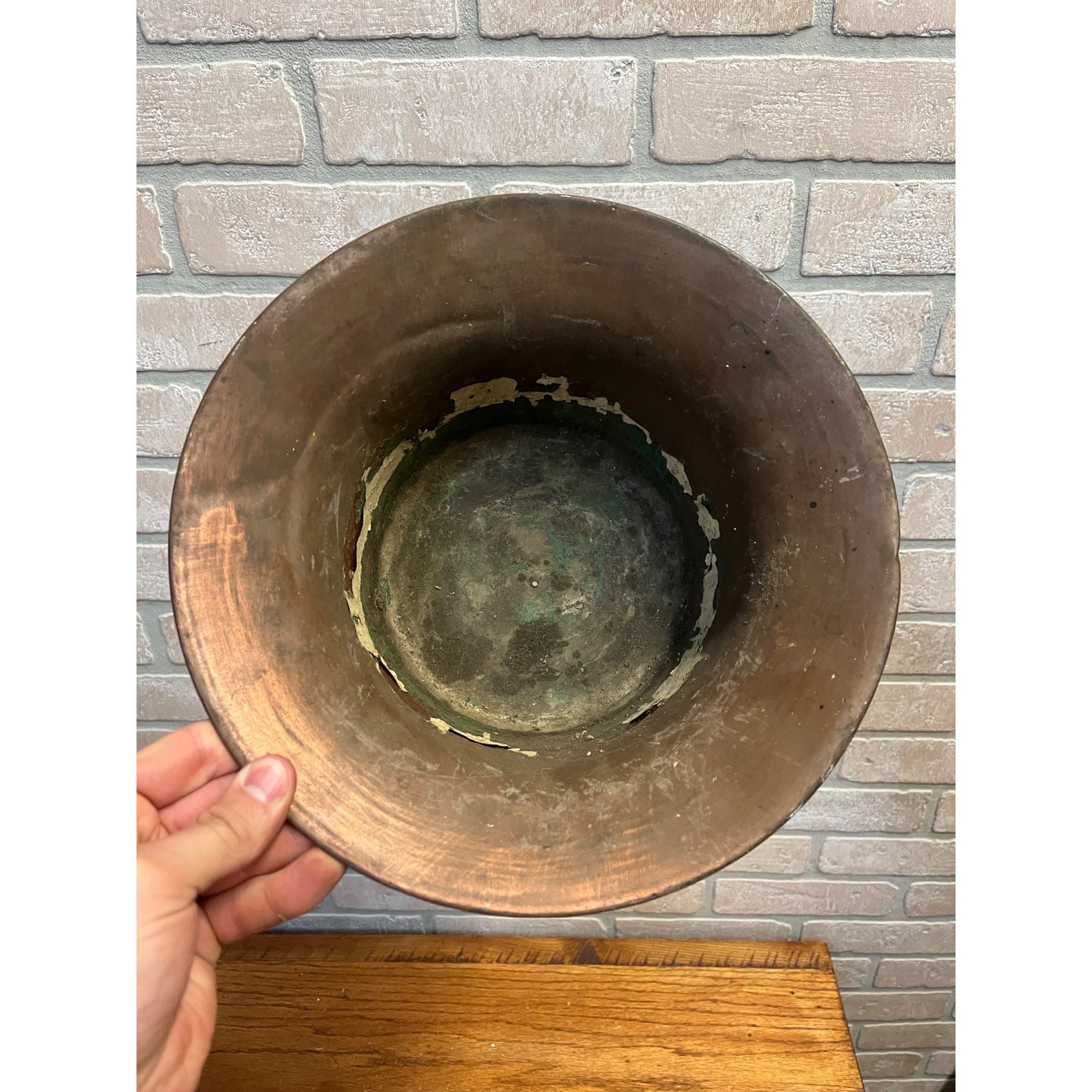 Vintage Copper Top Hat Millinery Drying Mold Form Hatmaker Block Primitive