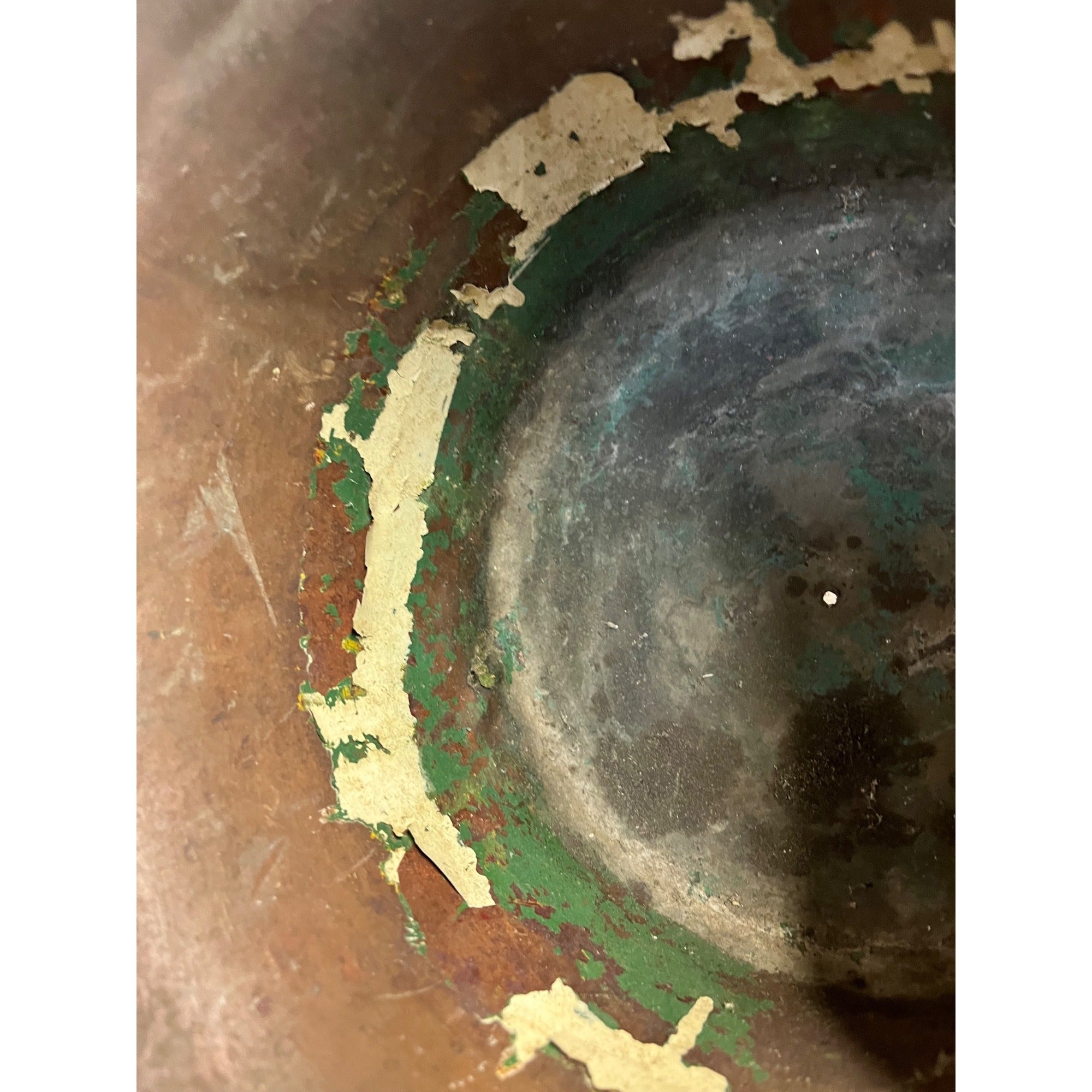 Vintage Copper Top Hat Millinery Drying Mold Form Hatmaker Block Primitive