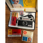 Vintage Imperial Instant Load 900 Camera With Original Box and Flash Accessories, Focal Film Circa 1965 Chicago, IL Untested