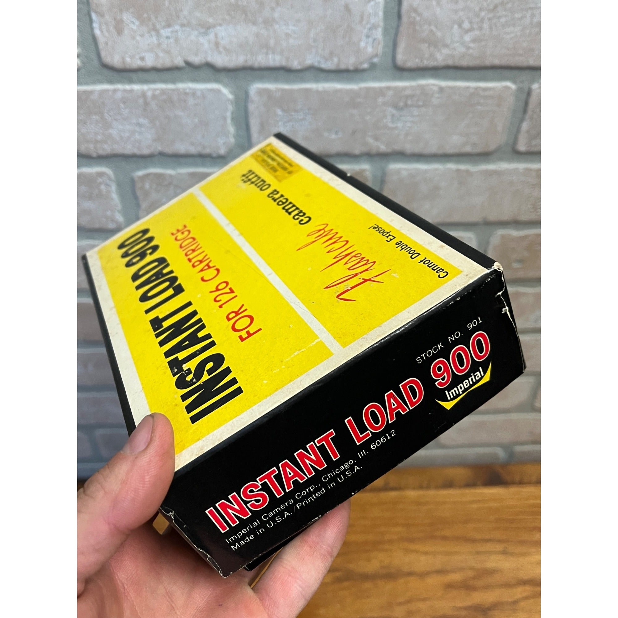 Vintage Imperial Instant Load 900 Camera With Original Box and Flash Accessories, Focal Film Circa 1965 Chicago, IL Untested
