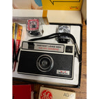 Vintage Imperial Instant Load 900 Camera With Original Box and Flash Accessories, Focal Film Circa 1965 Chicago, IL Untested